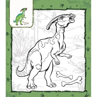 JM CREATIVITY NOTEPAD DINOSAURUS, Kolorowanki, Książeczki