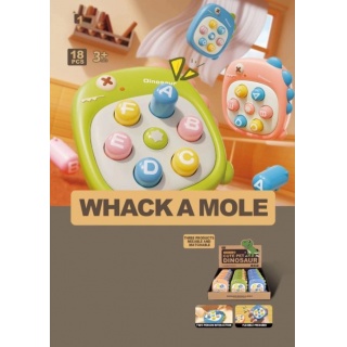 Gra zręcznościowa WHACK A MOLE DINOZAUR 6847, Zabawki