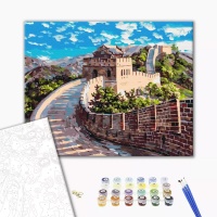 Paint by numbers BRUSHME, 40x50 cm, Great Wall of China, 1 pcs.