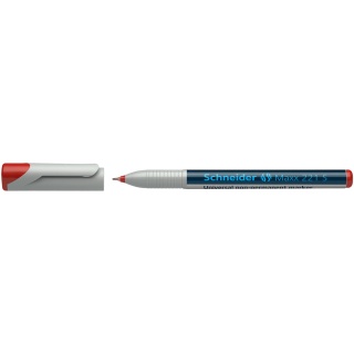 Marker uniwersalny SCHNEIDER Maxx 221 S, 0,4mm, czerwony, Markery, Artykuły do pisania i korygowania