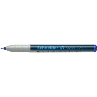 Marker uniwersalny SCHNEIDER Maxx 221 S, 0,4mm, niebieski, Markery, Artykuły do pisania i korygowania