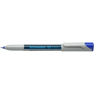 Marker uniwersalny SCHNEIDER Maxx 221 S, 0,4mm, niebieski, Markery, Artykuły do pisania i korygowania