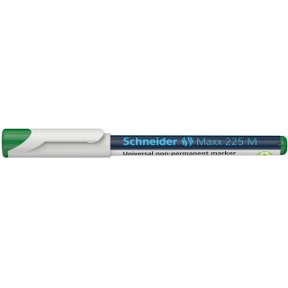 Foliopis niepermanentny SCHNEIDER Maxx 225 M, zielony, Markery, Artykuły do pisania i korygowania