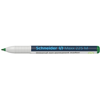 Foliopis niepermanentny SCHNEIDER Maxx 225 M, zielony, Markery, Artykuły do pisania i korygowania