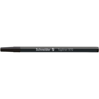 Wkład do cienkopisu SCHNEIDER Topliner 970, 0,4mm, czarny, Cienkopisy, Artykuły do pisania i korygowania