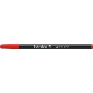 Wkład do cienkopisu SCHNEIDER Topliner 970, 0,4mm, czerwony, Cienkopisy, Artykuły do pisania i korygowania