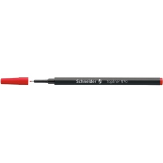 Wkład do cienkopisu SCHNEIDER Topliner 970, 0,4mm, czerwony, Cienkopisy, Artykuły do pisania i korygowania