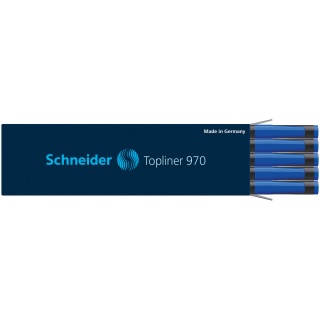 Wkład do cienkopisu SCHNEIDER Topliner 970, 0,4mm, niebieski, Cienkopisy, Artykuły do pisania i korygowania