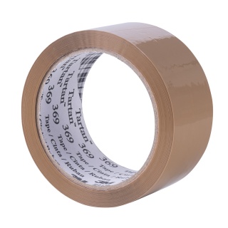 Taśma pakowa SCOTCH® Hot-melt (369), 48mm, 66m, brązowa, Taśmy pakowe, Koperty i akcesoria do wysyłek