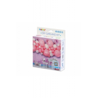 GIRLANDA BALONOWA BABY PINK 65szt., Bannery, girlandy, Art. na okazje i przyjęcia