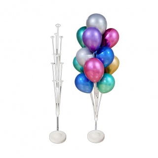STELAŻ NA BUKIET Z 13 BALONÓW 130cm., Dekoracje, ozdoby, Art. na okazje i przyjęcia