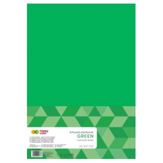 ARKUSZE PIANKOWE A3 5ark.ZIELONE HAPPY COLOR, Papiery kreatywne, Papier