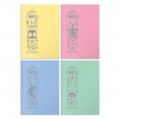 ZESZYT A5 32 KR ECO PP PASTEL COLORS FSC