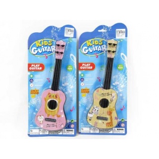 GITARKA 30CM NA KARCIE 2640, Instrumenty muzyczne, Zabawki