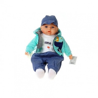 LALKA BOBAS 45 CM Z DŹWIĘKIEM (PL), Lalki, Zabawki