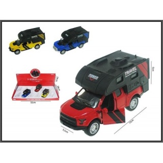 AUTO CAMPING 13CM ŚW/DŹW.3KOL. FY6022-12D, Pojazdy, Zabawki