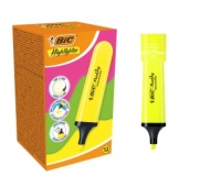 ZAKREŚLACZ HIGHLIGHTER FLAT ŻÓŁTY NEON, Zakreślacze, Art. do pisania i korygowania