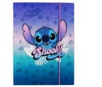 TECZKA TEKTUROWA A4 Z GUMKĄ WZÓR 2 STITCH, Teczki tekturowe, Organizacja dokumentów