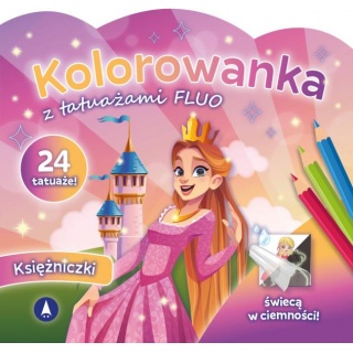 FLUO - KSIĘŻNICZKI, Kolorowanki, Książeczki