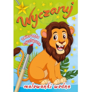 WYCZARUJ ZWIERZĘTA EGZOTYCZNE, Kolorowanki, Książeczki