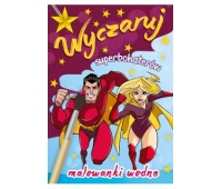 WYCZARUJ SUPERBOHATERÓW, Kolorowanki, Książeczki