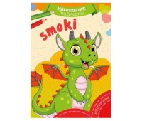 MALUSZKOWE MALOWANIE - SMOKI, Kolorowanki, Książeczki