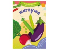 MALUSZKOWE MALOWANIE - WARZYWA, Kolorowanki, Książeczki