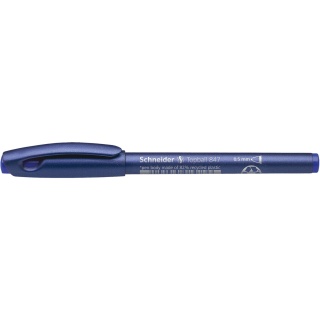 Pióro kulkowe SCHNEIDER Topball 847, 0,5 mm, niebieskie, Pióra, Artykuły do pisania i korygowania