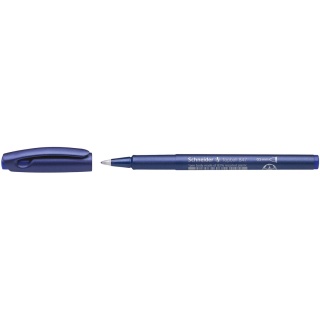 Pióro kulkowe SCHNEIDER Topball 847, 0,5 mm, niebieskie, Pióra, Artykuły do pisania i korygowania