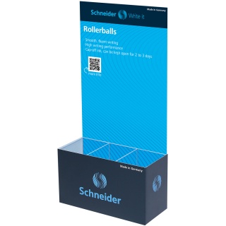 Display uniwersalny SCHNEIDER na pióra kulkowe (pusty), Pióra, Artykuły do pisania i korygowania