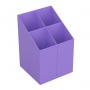 Desk organizer ICO square, 4 compartments, violet