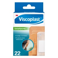 Set of plasters VISCOPLAST Tourist , 5 sizes, 22pcs