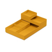 Set of containers MOXOM Modular Tray, 250x170x35mm, 5 pcs, yellow