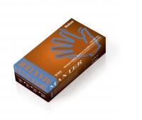 Rękawice nitrylowe bezpudrowe, MAXTER 7.0, 90 szt., rozmiar XXL, pomarańczowe, Rękawice, Ochrona indywidualna