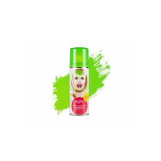 SPRAY DO WŁOSÓW NEONOWY ZIELONY, Kostiumy i dodatki, Art. na okazje i przyjęcia