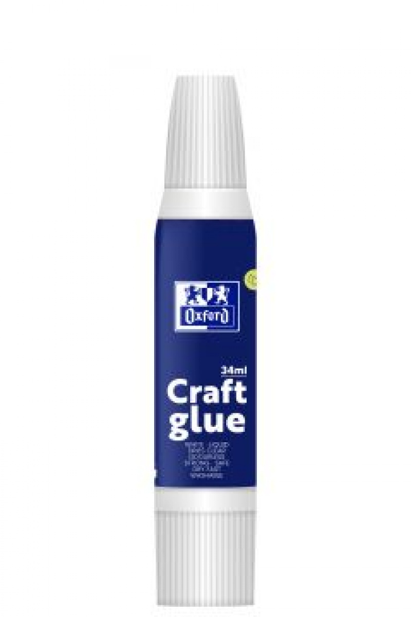 KLEJ W PŁYNIE OXFORD UNIWERSALNY BIAŁY 34ml., Kleje, Galanteria biurowa