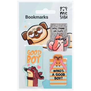 MESHU MAGNET.ZAKŁADKI DO KSIĄŻEK "GOOD BOY" /3/, Zakładki indeksujące, Galanteria papiernicza
