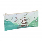 MESHU PIÓRNIK SASZETKA "CUTE PANDA" EKO SKÓRA, Piórniki, Tekstylia