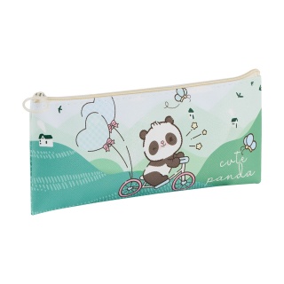 MESHU PIÓRNIK SASZETKA "CUTE PANDA" EKO SKÓRA, Piórniki, Tekstylia
