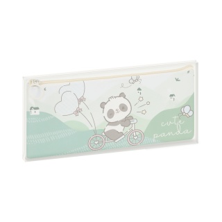 MESHU PIÓRNIK SASZETKA "CUTE PANDA" EKO SKÓRA, Piórniki, Tekstylia