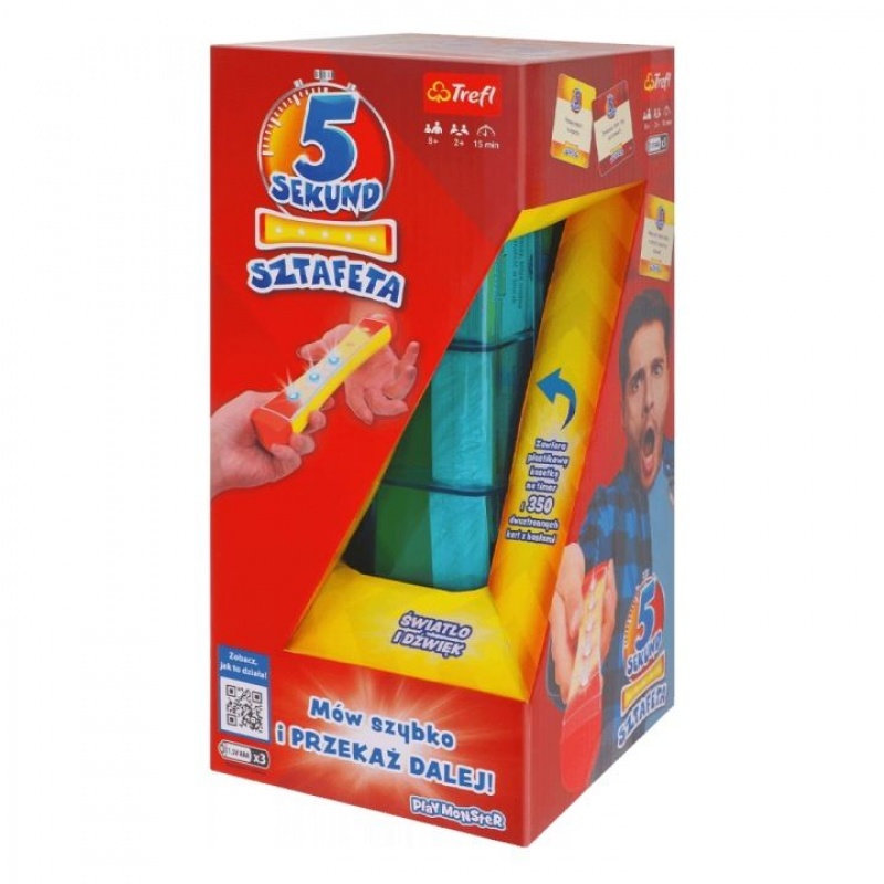 GRA - 5 sekund SZTAFETA !!, Towarzyskie, Gry
