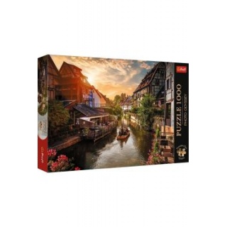 Puzzle1000 Premium Plus Mała Wenecja w Colmar !!, 1000 elementów, Puzzle