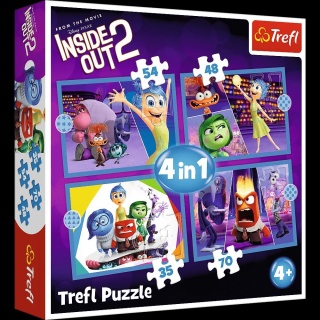 Puzzle 4w1 - Emocje rządzą !!, 4w1, Puzzle