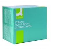 Cleaning multifunctional wipes Q-CONNECT, in sachets, 100pcs.