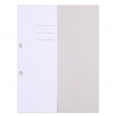 Binder folder OFFICE PRODUCTS Budget, cardboard, with eyelet, overprinted, 1/2, A4, 250gsm, white