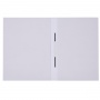Binder folder OFFICE PRODUCTS Budget Pro, cardboard, with strip, white inside, A4, 250gsm, white