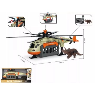 Helikopter 1:16 światło dźwięk 42x12,5x18,5cm 9602, Dla chłopca, Zabawki