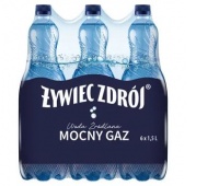 WODA ŻYWIEC ZDRÓJ MOCNY GAZ 1,5L./6/, Woda, Art. spożywcze