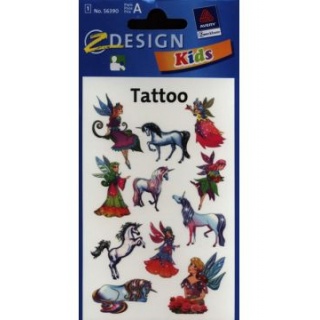 NAKLEJKI TATUAŻ 56390, Naklejki, Art. kreatywne