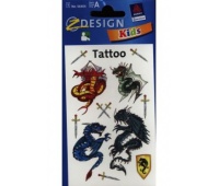 NAKLEJKI TATUAŻ 56404, Naklejki, Art. kreatywne